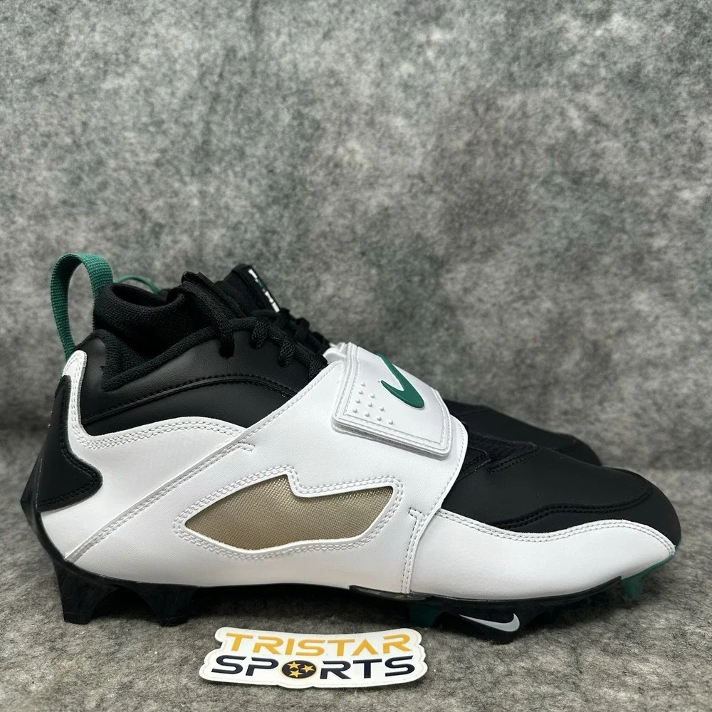 Nike Vapor Edge DT 93 TD Football Cleats Mens Size 12 White Black Green Deion